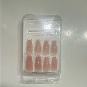 Pink Nail Tips Set - KISS bare nails